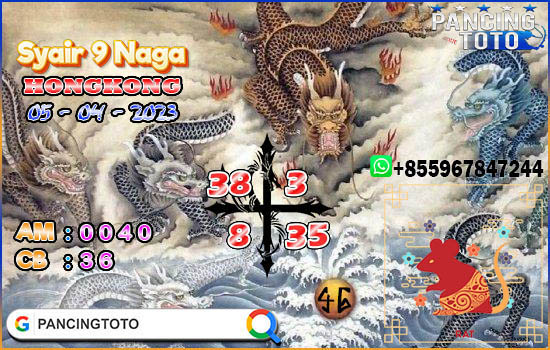 Pancingtoto's tweet image. Prediksi Hongkong Rabu, 05 April 2023
AI: 4 6 3 7
2D: 76 47 38 31
4D: 6360 3846 1000
Best: 48 10 68
Shio: Naga
BBFS: 8701436
#pancingtoto #pancinghoki #totopancing
heylink.me/.pancingtoto