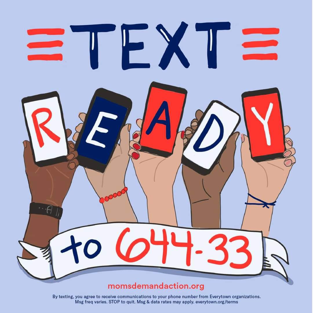 Currently on zoom with 1,000 CA @MomsDemand & @StudentsDemand volunteers ready to take action & prevent gun violence. California needs to invest in local, community based gun violence prevention programs. #CALeg let’s pass #AB28 & #AB762.
#CalVIP. 

Join us text READY to 644-33.