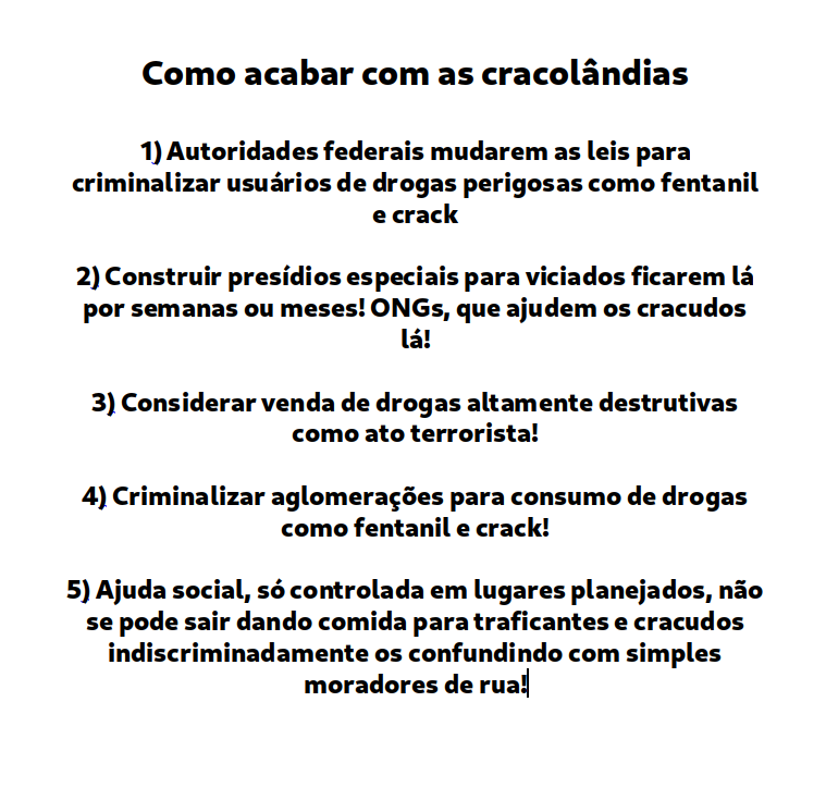 foracracolandia's tweet photo. Como acabar com as #cracolandias , os #cracudos e seus defensores! #ForaCracolandia @ricardo_nunessp @RubinhoNunes @BolsonaroSP @PMESP @tarcisiogdf @LulaOficial @Zambelli2210 @KimKataguiri https://t.co/0E7E2AvXhQ