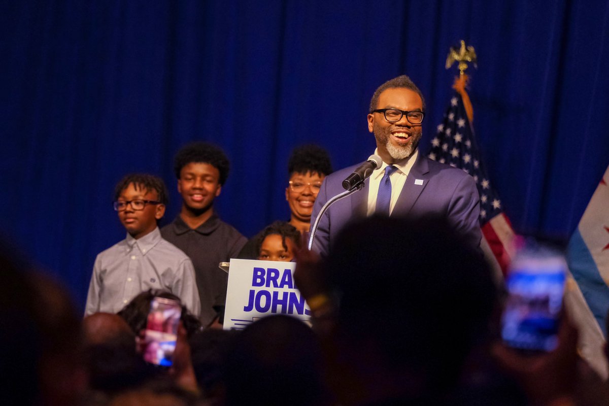 Our MAYOR, Chicago. <a href="/Brandon4Chicago/">Brandon Johnson</a> is our MAYOR.
•
#BrandonIsBetter
#BrandonIsMayor
#WeDidIt