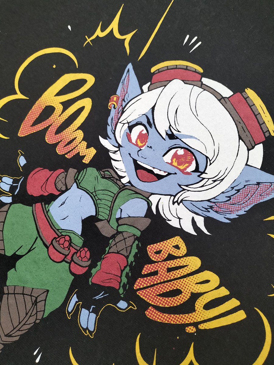 Loftcraftt's tweet photo. Voy a la mitad pero allí va saliendo este tiraje para @DisanvelG a 6 tintas 🐙
#LeagueOfLegends #tristana #serigrafia #screenprint #videogames #pcgames #yordle #adc #streetwear #NEON #neonclothes #bandle #arcane #explosion #shirt #graphicart #adcarry https://t.co/8MhB8Y4kJ7