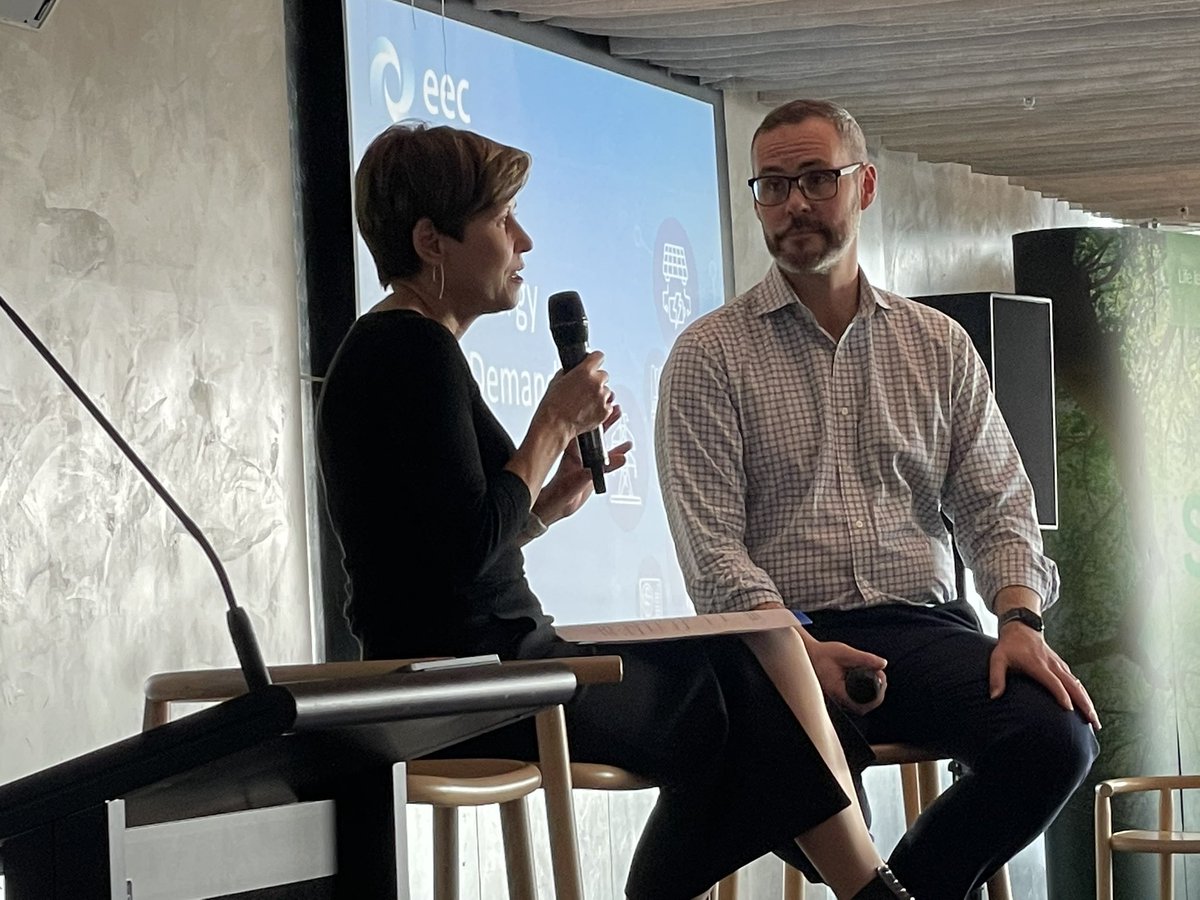 Asst Min, Hon <a href="/jennymcallister/">Senator Jenny McAllister</a> and <a href="/LukeMenzel/">Luke Menzel</a> in conversation about the <a href="/EECouncil/">Energy Efficiency Council</a> report “Clean Energy, Clean Demand”, commenting on the depth of the analysis, the completeness of the coverage of the report and the insights. The debate is now moving to user choice. #racetozero