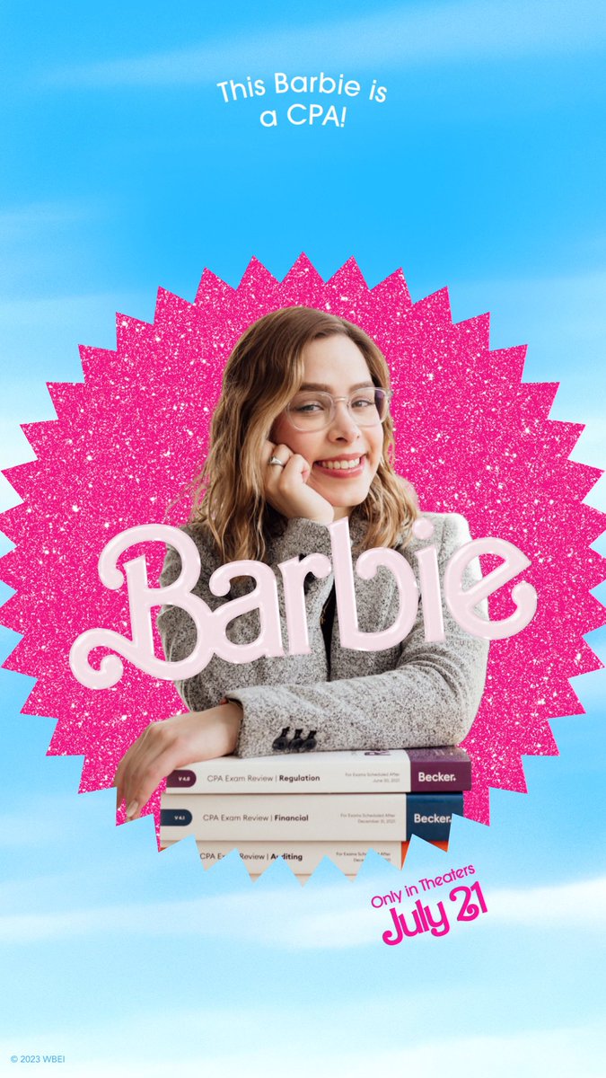 icymi, this barbie is a licensed certified public accountant in the state of texas 🤠