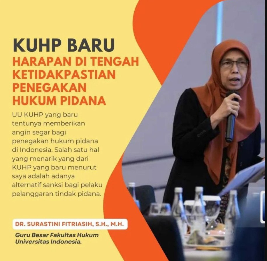 nttupdate12's tweet photo. KUHP baru ini akan terus menarik dan mendatangkan yang baik dalam hukum pidana.
#NTTDukungPengesahanKUHP
#KUHPUntukKemajuanIndonesia
#ReformasiHukumKUHP https://t.co/ubPpObkmP2