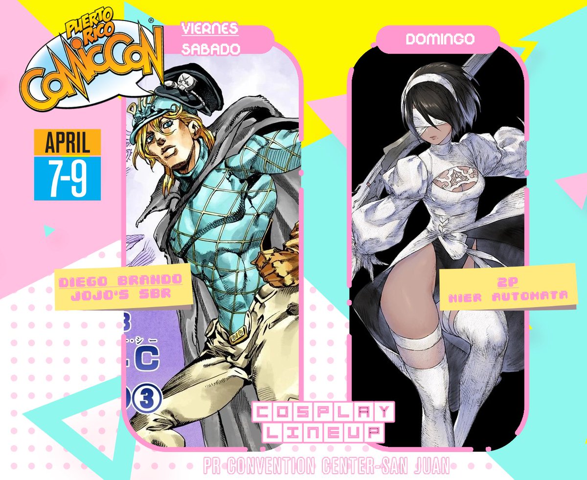 XenoHybridaArt's tweet image. My Cosplay Lineup for this weekend in #PRCC be sure to visit me at #131 !!