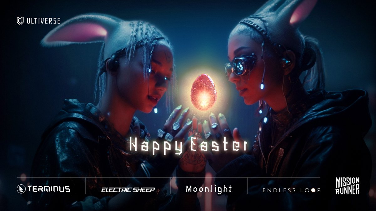 🐰🐣 Hop into our #MetaMerge Easter #GIVEAWAY!   🎉 

In addition, we've also mixed a #LimitedEdition golden egg WL at Mission.Ultiverse.io! 
Good luck！  

Rules: 
1️⃣Follow <a href="/UltiverseDAO/">Ultiverse</a> &amp; @MetaMerge_xyz 
2️⃣❤️,  RT, &amp; tag 3 frens 
🏆50 WL winners  
⏰April 11th  

(1/3)
