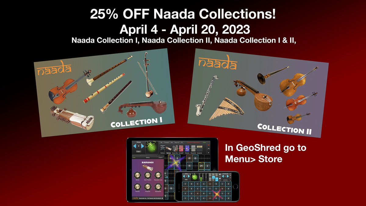 April 4 to April 20, 2023 25% off all Naada Collections. - mailchi.mp/fb22b5ddab79/g…