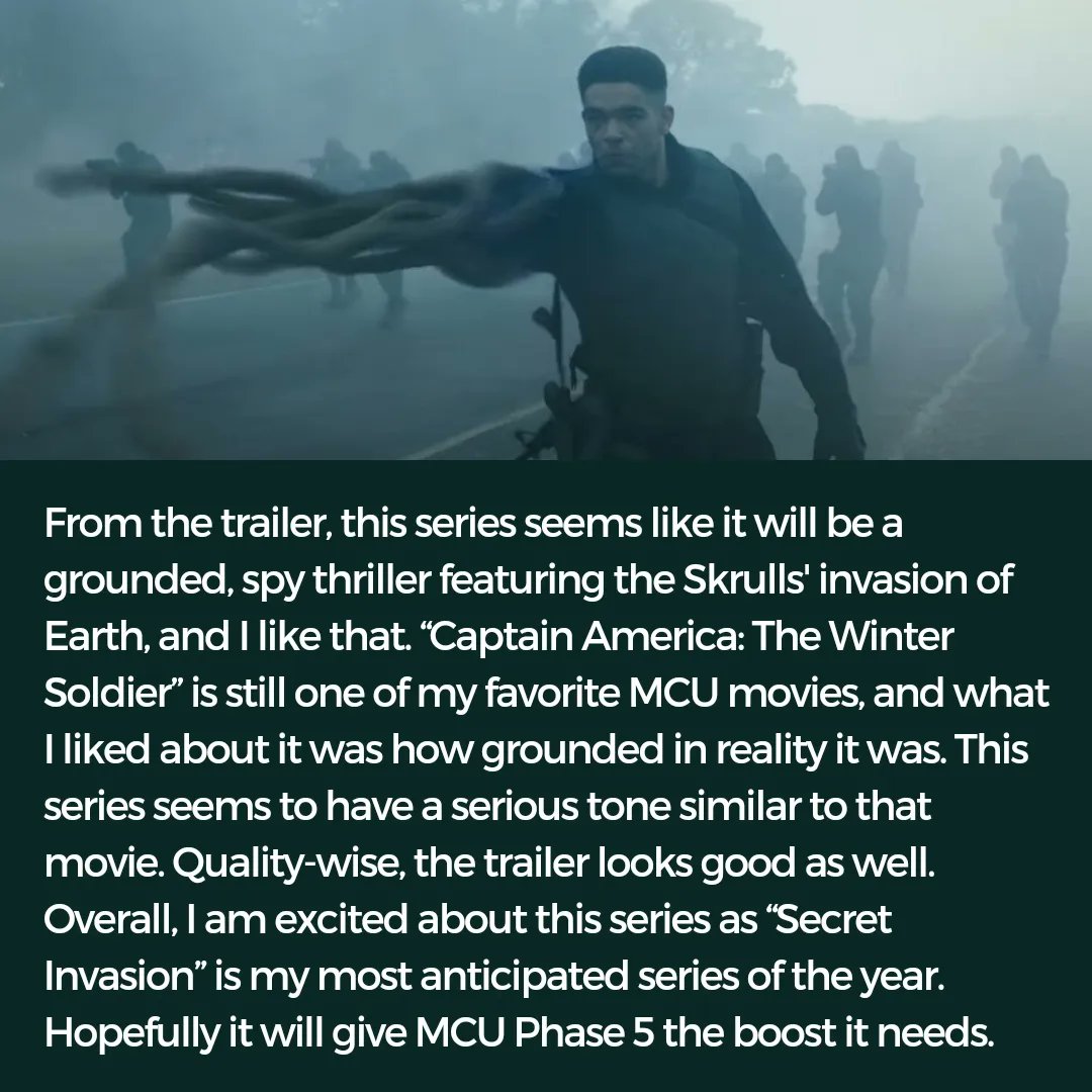 Secret Invasion Trailer Thoughts
#secretinvasion #marvel #mcu #nickfury #mariahill #skrulls #talos #avengers