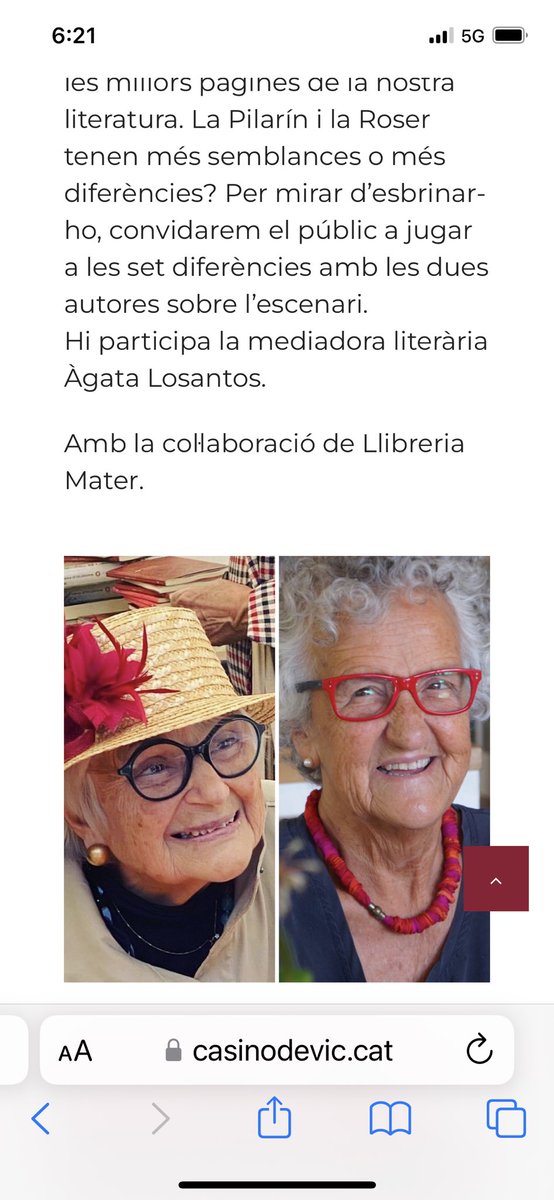 MontseAyats's tweet photo. Iep, que es veu que encara queden algunes entrades x al taller del 15/4 amb la #Pilarin, la #RoserCapdevila i l’@agatalosantos Podeu reservar-les aquí 👉 https://t.co/JmnoMVSxgp Serà bonic 😍🎨#175AnysCasinoDeVic https://t.co/KMDC8c98yw