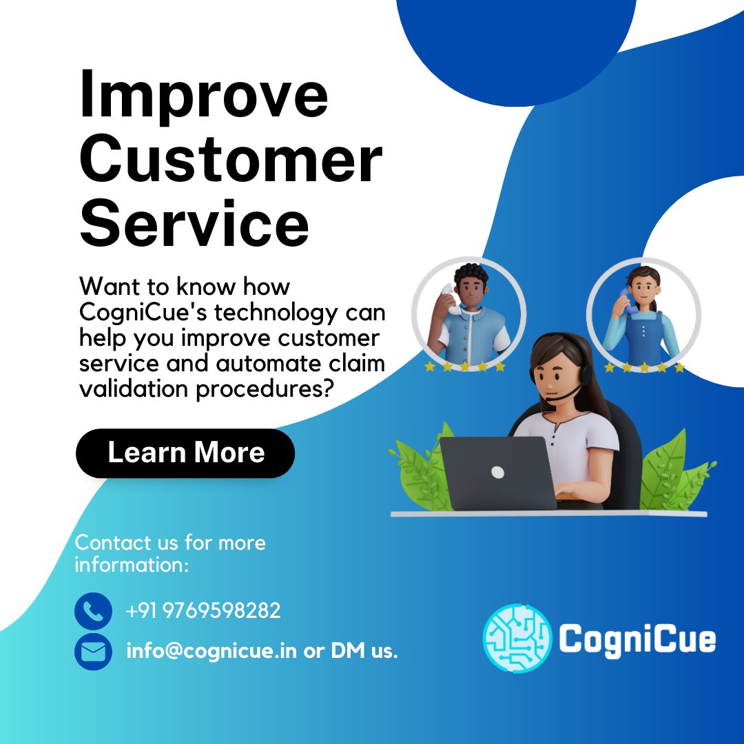CogniCue's tweet photo. Get to know more about #CogniCue about how it can improve customer service and automate claim validation procedures.

Try demo: https://t.co/4ucodoj5yI

#b2b #emotionai #emotiondetection #customerservice #edtech #hrtech #BFSI #saas #startup #deeptech https://t.co/maYWHzV6GM