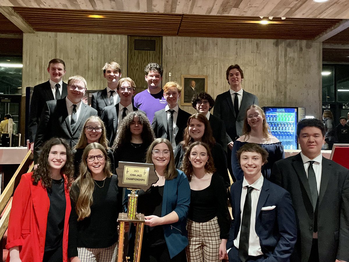 Congrats to CFHS Jazz One on earning first place in Class 4A in night finals at the Iowa Jazz Championships! #TigerPride