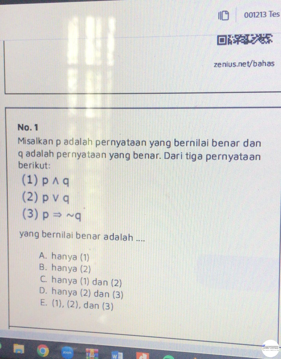 sbmptnfess's tweet image. 🏫 tolong bantu hamba mengerjakan soal ini🥺