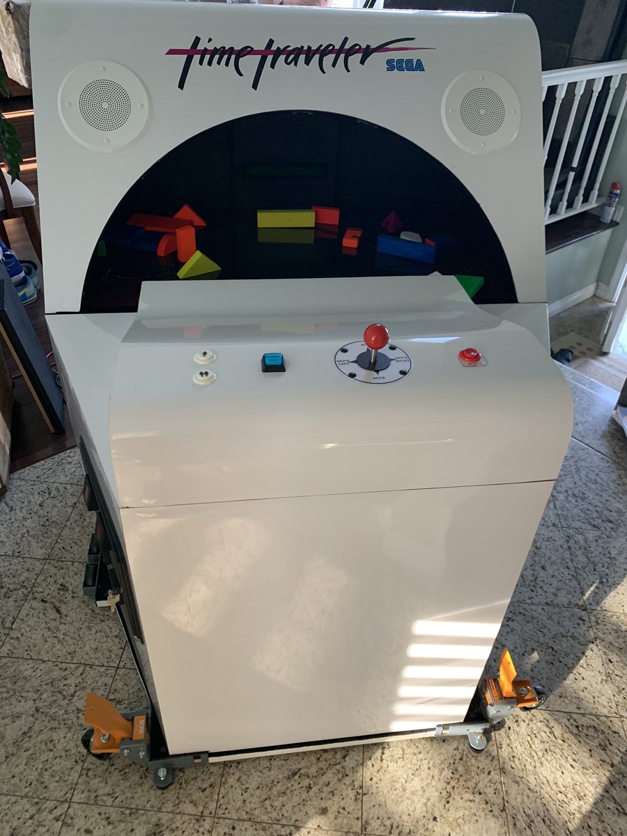 TimeTraveler30A's tweet photo. I wish to apologize for my very long absence. I finally acquired the new &amp; unused lenticular marquee sign, but I still feel the need to make my Time Traveler arcade cabinet more special for my Time Traveler family members &amp; their fans. Last piece to find is the Japanese sign https://t.co/yVv0e9V6EC