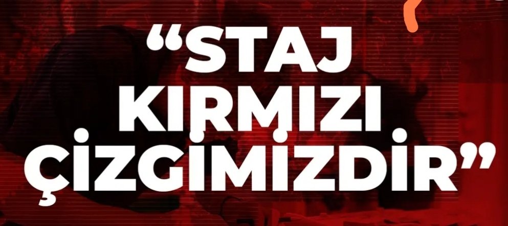 @STAJMADURLARID1 STAJ YAPINCA ,SİGORTANIZ BAŞLADI ÇOCUKLAR DENILMESEYDI 
O İŞE YARAMAZ KARTLAR ELİMİZE TUTUŞTURULMASAYDI
BİZLER BU ÇİLEYİ ÇEKMEZDIK.
Adalet için
@RTErdogan @VahdetOzkocak @vedatbilgn @Mustafa_Destici @dbdevletbahceli 
#StajVaatteKalmasın
#StajlaBaharGelsin
#StajSskBaşlangıcıOlsun