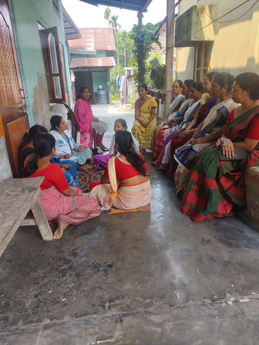 UNOPS_India's tweet photo. #LNOB is the central, transformative promise of the 2030 Agenda for Sustainable Development and its #SDGs.
#CLNOB (Community Leave No One Behind) exercise ensures that no one is left behind to get #HarGharJal and achieve #SDG6.
@UNOPS facilitating #CLNOB in Assam, India. https://t.co/DbkL1u2EZ0