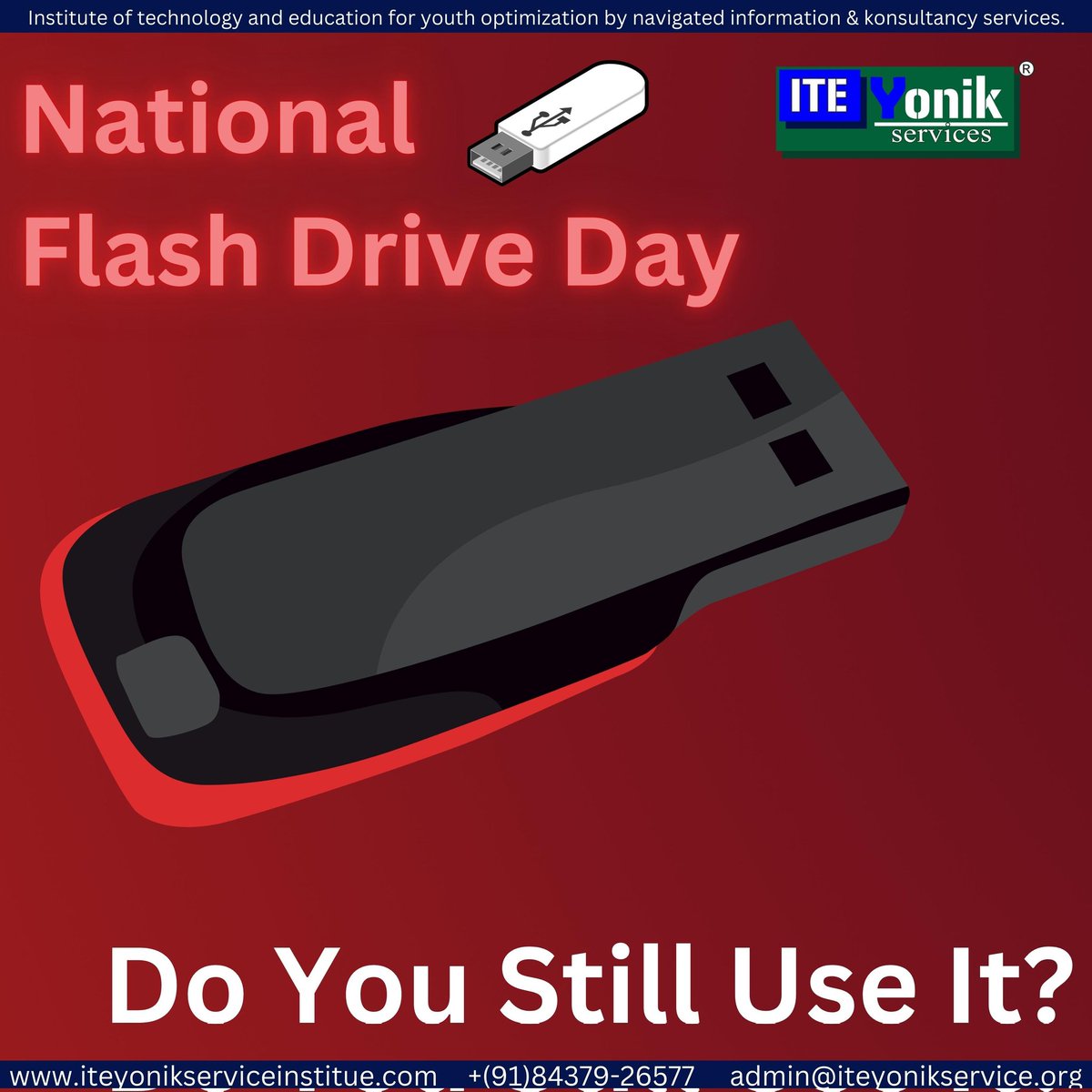 ITEYONIKService's tweet photo. Small device, big possibilities
Store your memories, carry your world Happy National Flash Drive Day
#drive
#flashdrive
#nationalflashdriveday
#usb #pendrive
#flashdisk https://t.co/VTZUdcMLb4
