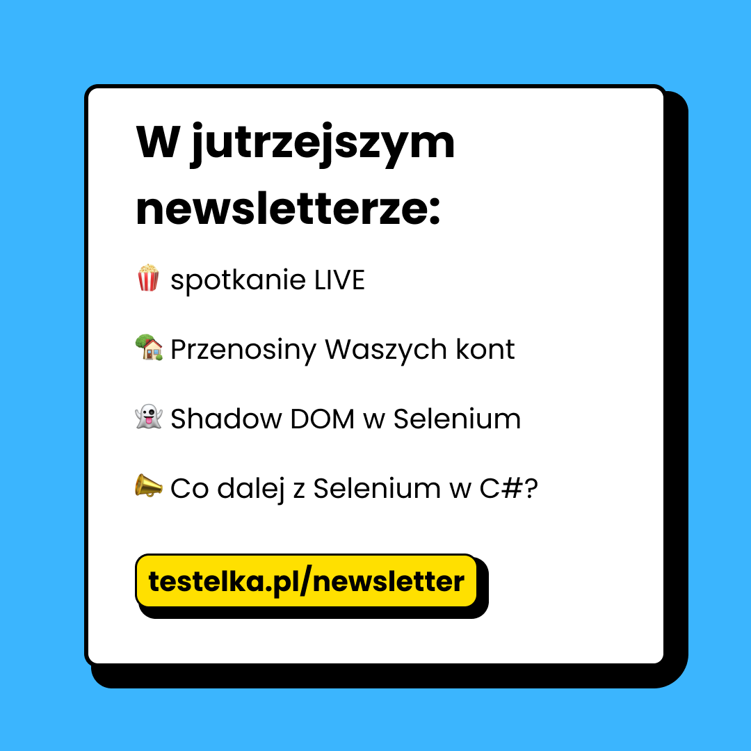 testelka's tweet photo. Jutro z samego rana wychodzi kolejny newsletter 📨 Zapisz się, żeby nie przegapić nowych materiałów i być na bieżąco z tym nad czym pracuję w https://t.co/jiPG1J2ktc 👉 https://t.co/NdLKhEv23s. https://t.co/znWuErrKdk