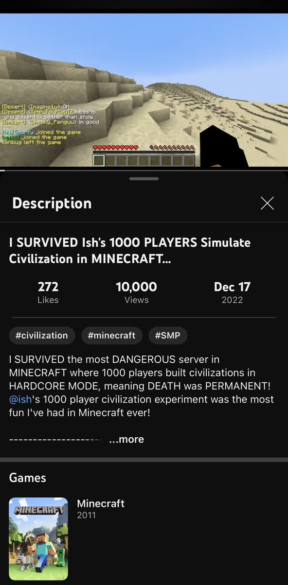 defnding's tweet image. 10,000 Views! This is amazing!! After 10 Years on YouTube I have finally found some success and I appreciate it so much 🙏❤️ 

#YouTube #youtubegaming #YouTuber #SmallStreamersConnect #smallstreamersupport #smallyoutuber #smallyoutubercommunity