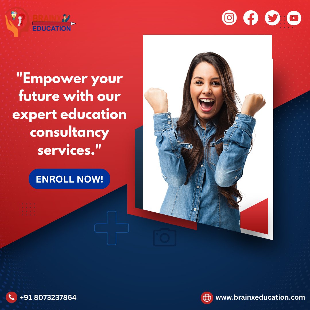 Brainxeducation's tweet image. Let us guide your path to academic success. Let's make it happen.

🌐 brainxeducation.com
📞 Call us: +91 8073237864

#brainxeducation #educationconsultancy #admissionsopen #collegeadmissions #bestconsultant #education #Wednesday  #dreamcollege  #future #collegelife #Best