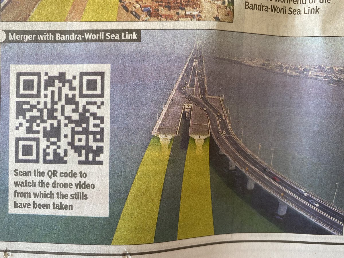 Minhaz Merchant on Twitter: "Mumbai’s coastal road, large part of it