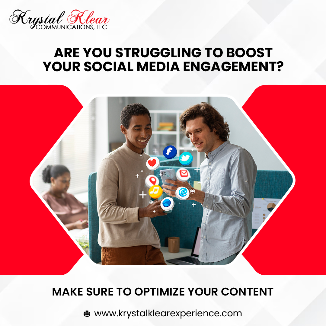 krystalklearex's tweet photo. To #boost your #socialmediaengagement, post high-quality and #visuallyappealing content consistently to attract and retain #followers. Use relevant #hashtags to increase your content's discoverability and engage with your #audience by responding to comments and messages. https://t.co/YMYmmIIXxZ