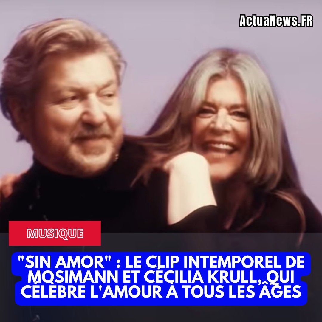 ActuaNewsFr's tweet photo. #Musique "Sin Amor" : le clip intemporel de @mosimannoff et @CeciliaKrull, qui célèbre l'amour à tous les âges

↪️ Lire l'article ICI https://t.co/7GxesmiQon

#Clip #Video #single #SinAmor #Mosimann #CeciliaKrull #Tube https://t.co/wgsKfsd7ke