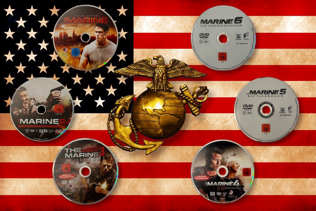 6x 'Semper Fi' auf #DVD! 🫡

#TheMarine #Action #JohnCena #TedDiBiaseJr #TheMiz #WWEStudios #FilmTwitter #Filmsammlung