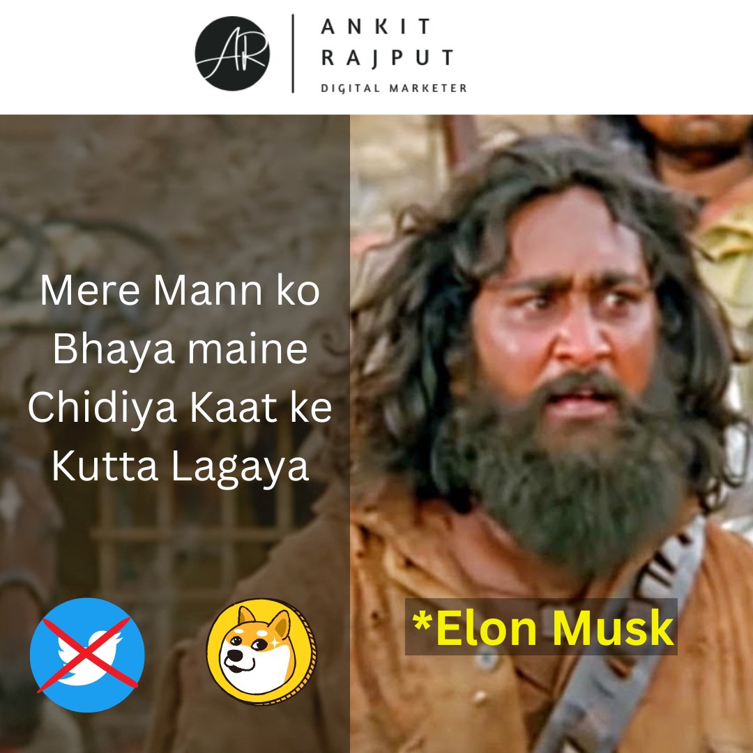 marketer_ankit's tweet photo. #ElonMusk 's reply after Twitter Logo Change to everyone!

#TwitterLogo #DOGE #India #LatestNews #updates #Rebranding #branding https://t.co/EDfTiUwzUe