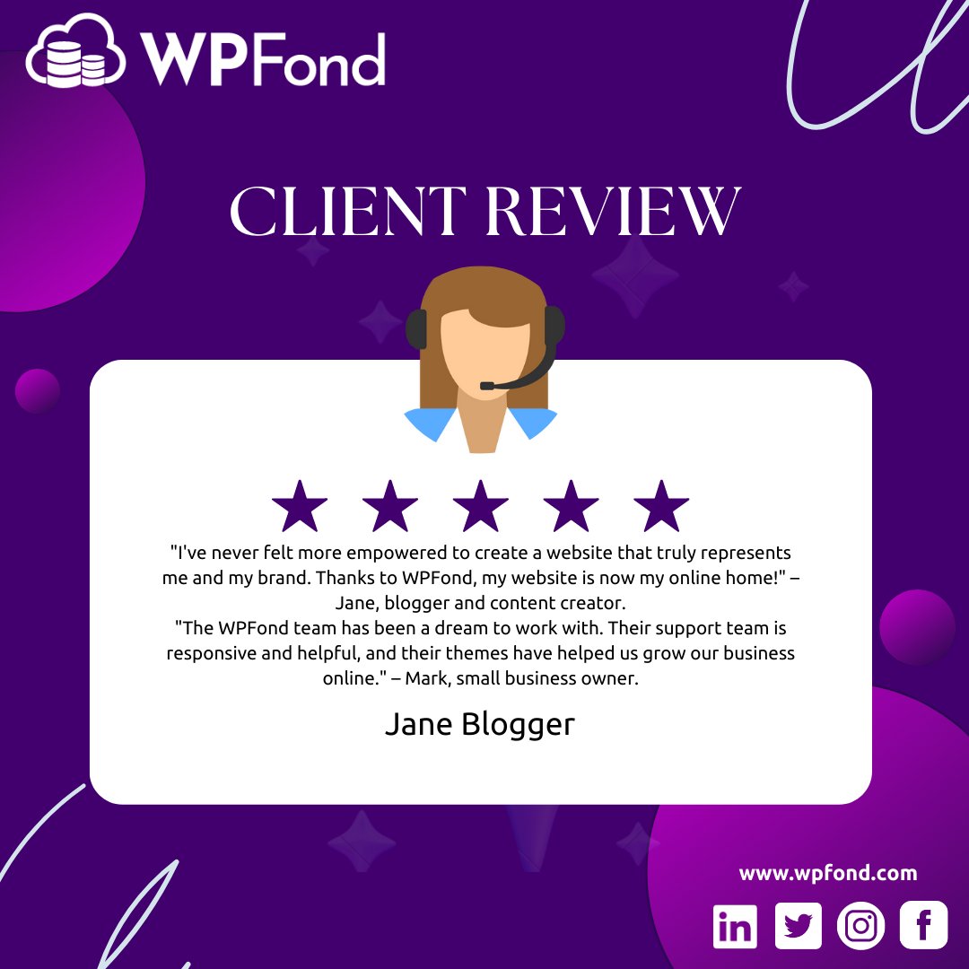 WPFond tweet media