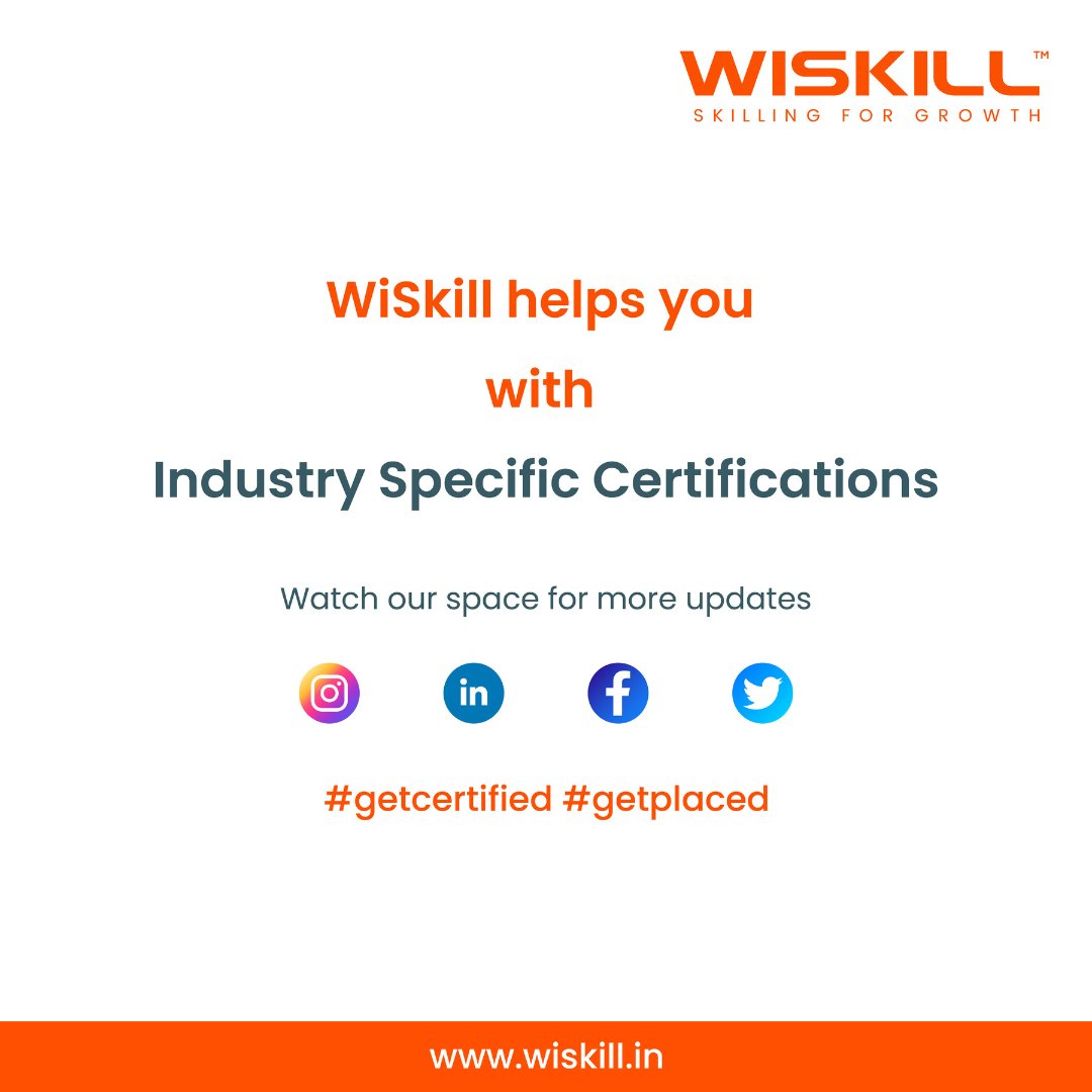WiSkillOfficial's tweet photo. Certification improves your chance of landing on a great job! Follow WiSkill for more such updates
https://t.co/147P5uNHav
#assessmenttestforjobs #jobcareertest #assessmentjobs #skilldevelopmentinstitutes #skilldevelopmentprograms #recruitersinindia #recruitmentservicesinindia https://t.co/1qxuqD4pH4