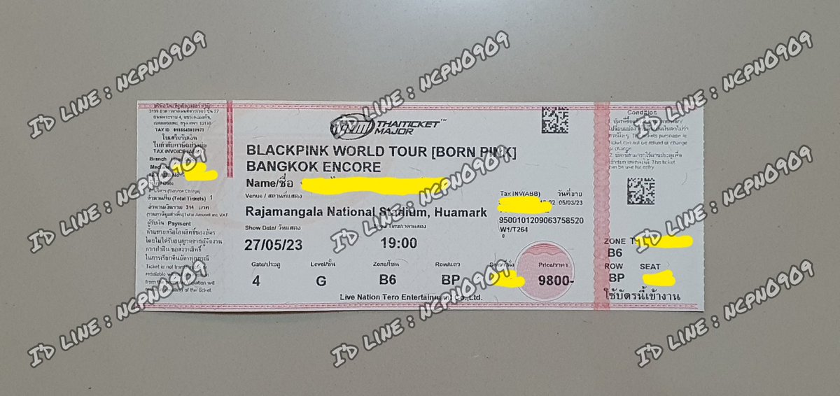 dolljinglee's tweet photo. ปล่อยบัตรคอน BLACKPINK บัตรอ่อนนะคะเข้าคอนพร้อมกัน รอบวันที่ 27 โซน B6 จากราคา 9800 บาท เหลือ 8000 บาทค่ะ 
🌷 นัดรับกทม. ได้ค่ะ
 #BLACKPINK_BORNPINKENCORE
#BLACKPINK_BORNPINK https://t.co/oOTqPOR5Hc