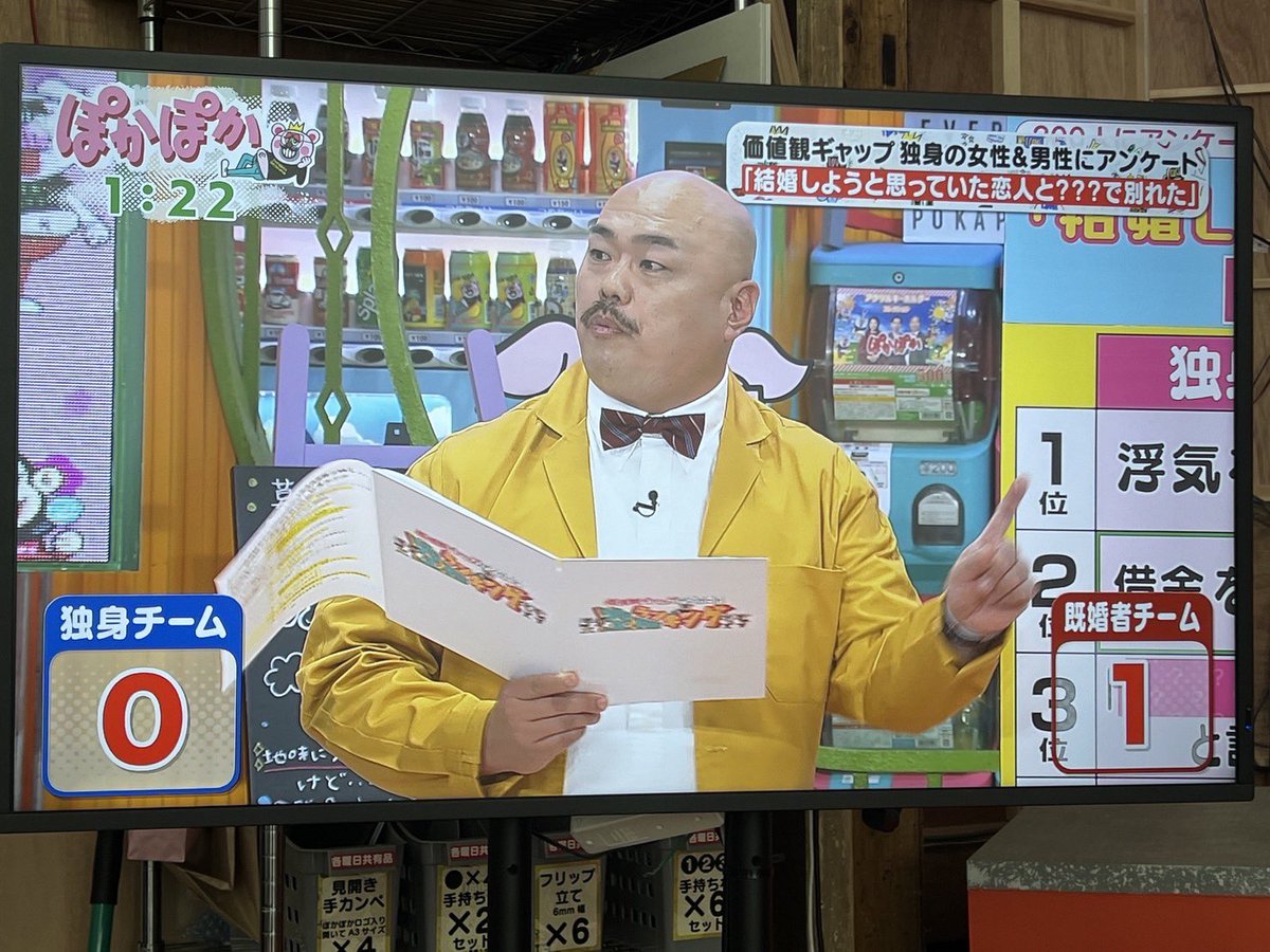 ぽかぽかMCをクロちゃん無事に務めました。 進行が良かって褒められた