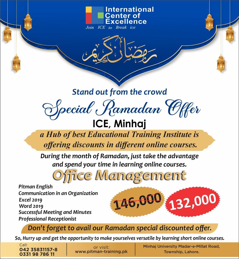 Pitmanice's tweet photo. Enhance your office management skills through our courses..

For further information contact us
Pitman Ice Training – Pitman Training UK is now at Minhaj University Lahore! 
Training Features:
> Online Classes
> No Software Needed
> Get Completion Certificate 
> Get CPD Poin… https://t.co/JY1bAUzv2I