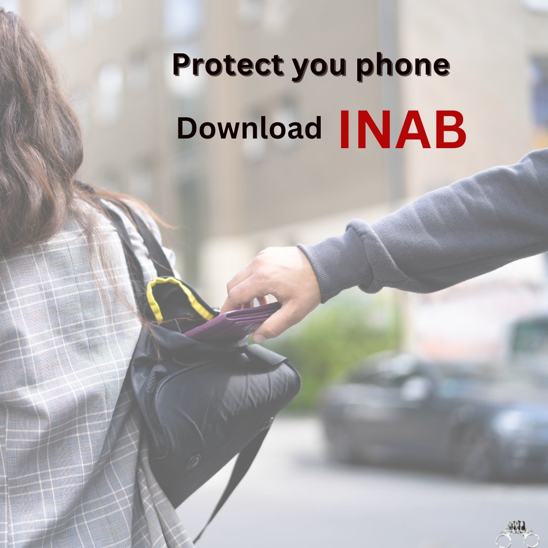 Rest easy with INAB: Your phone's security blanket against theft and loss

Download INAB today!

#INAB #datasecurity #mobileprotection #dataprotectionapp