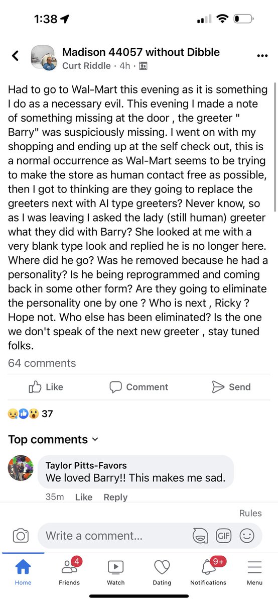 madison facebook group is having a normal one