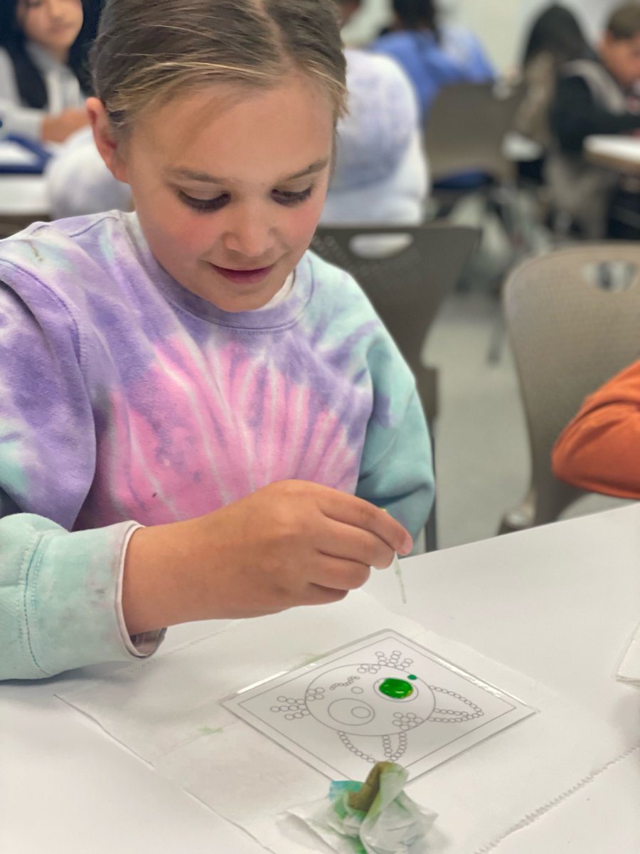 FinleyEagles's tweet image. 5th graders became bioengineers on day 2 at TGR while conducting experiments around bacterial growth, creating a pill coating that would help the medicine get to the intestines, used pipettes to create water art and even got to GOLF!

#TGRFoundation
#TGREDUCreate
#STEMStudio