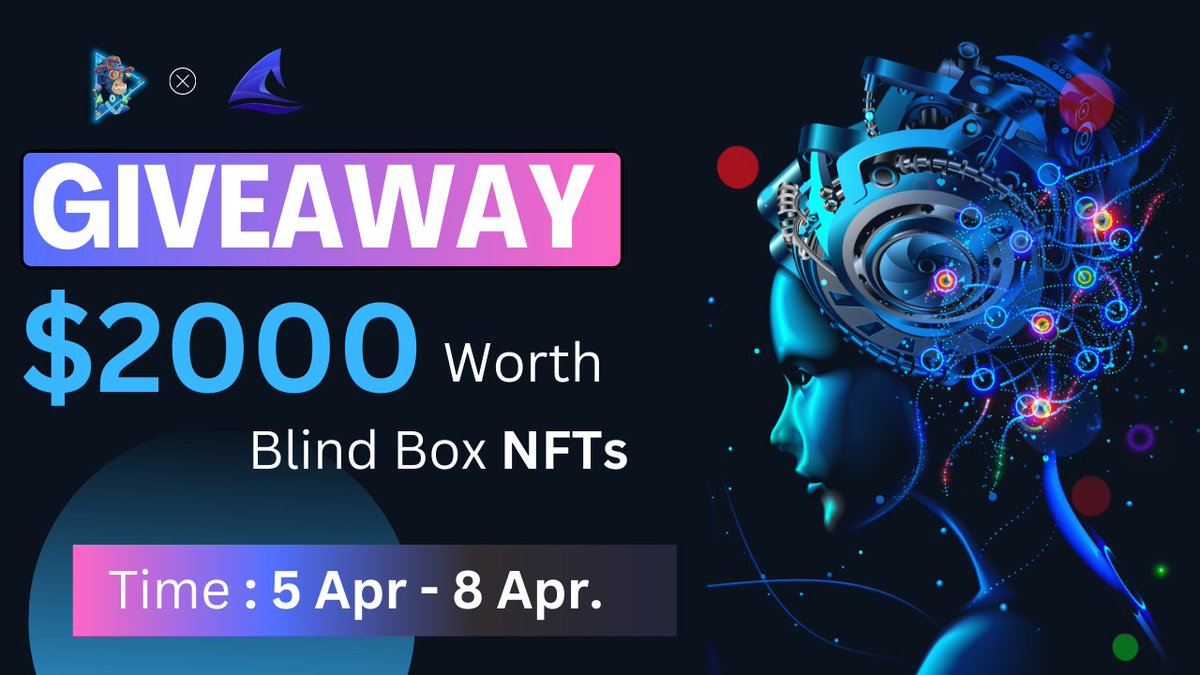 😍😍Fin Token x Akira OX Collaboration #Giveaway

🏆Total Prize Pool ---- $2000 Worth Free Blind Boxes 🥳

To Enter👇
✅Follow @Akira_Ox004 &amp; <a href="/FinTokenOffic/">FINTOKEN</a>
✅❤️,RT &amp; Tag 3 Friend
✅FINISH Gleam : wn.nr/TnM7PNL

⏰8th April
#Airdrop #ReferAndEarn #NFT #FinToken #Fcfs