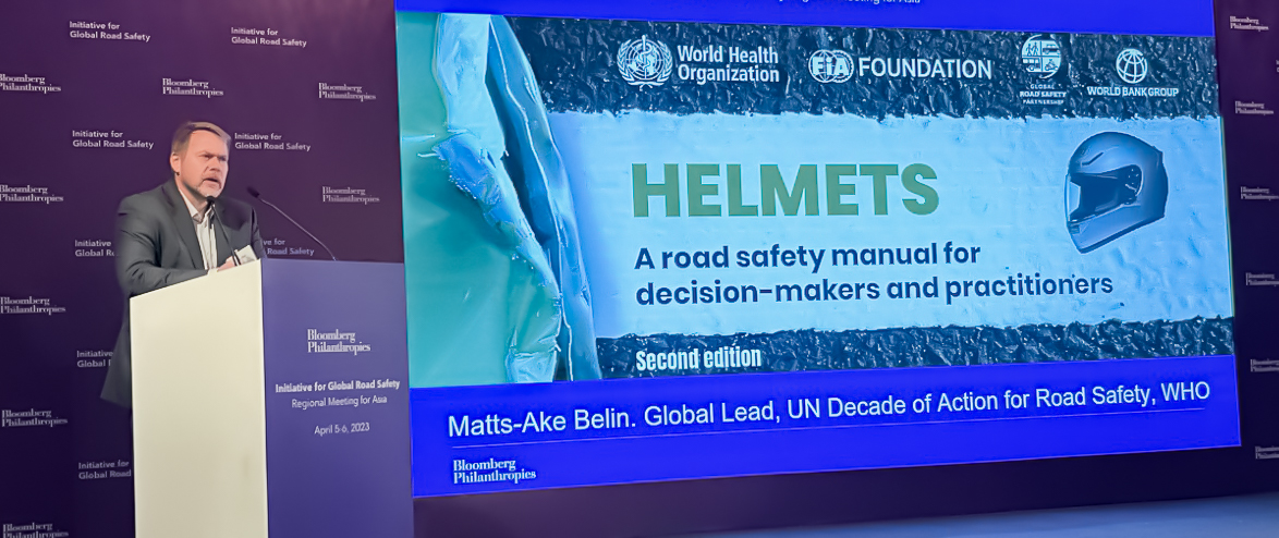 A rapid increase in motorcycles and low use of helmets risks a spike in road deaths in low and middle-income countries.

Launched at the <a href="/BloombergDotOrg/">Bloomberg Philanthropies</a> Asia #RoadSafety event today, this <a href="/WHO/">World Health Organization (WHO)</a> Manual should help boost the use of life-saving helmets.

👉 bit.ly/3TVCGEi
