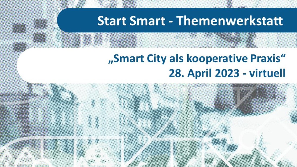 bbsr_bund's tweet image. Alle Kommunen, die auf dem Weg zur #SmartCity sind, aufgepasst: In der nächsten Themenwerkstatt des Angebots #StartSmart geht es um die hohe Kunst der #Zusammenarbeit – zum Beispiel mit Start-ups, Hochschulen oder Bürgerinnen und Bürgern.➡️ Jetzt anmelden! smart-city-dialog.de/aktuelles/star…