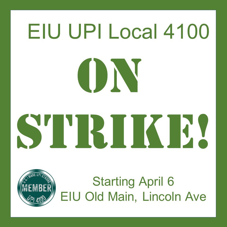 On Strike! Starting April 6.