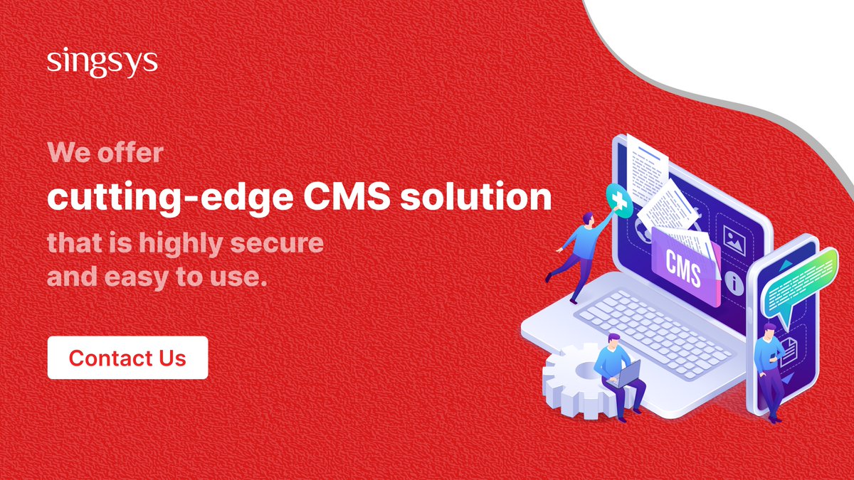 singsyspteltd's tweet image. At Singsys we have experienced and efficient developers who can fully leverage the functionality of dotCMS to benefit our customers&apos; needs worldwide. 
#contentmanagementsystem #CMS #webdevelopment #singsys
Call us now:
📞 +91-6390905100
        +65-65613900