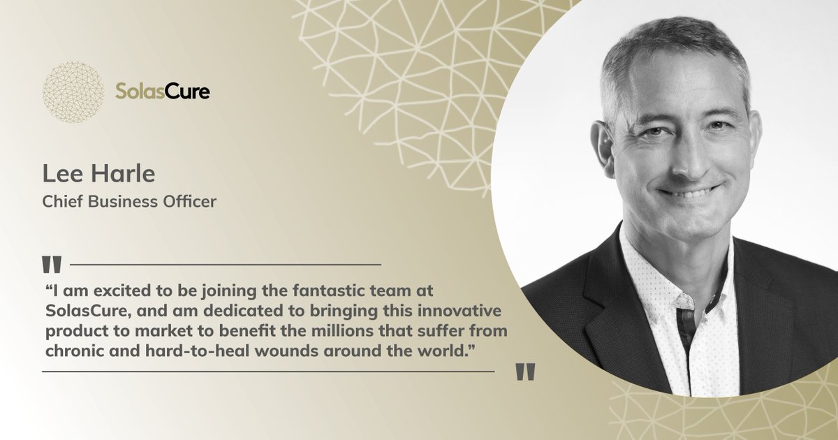 SolasCure welcome Lee Harle as our Chief Business Officer, responsible for spearheading our market-entry strategy.

Lee brings 25+ years’ experience building successful businesses &amp; joint-ventures in consumer goods, technology &amp; life-science industries worldwide.