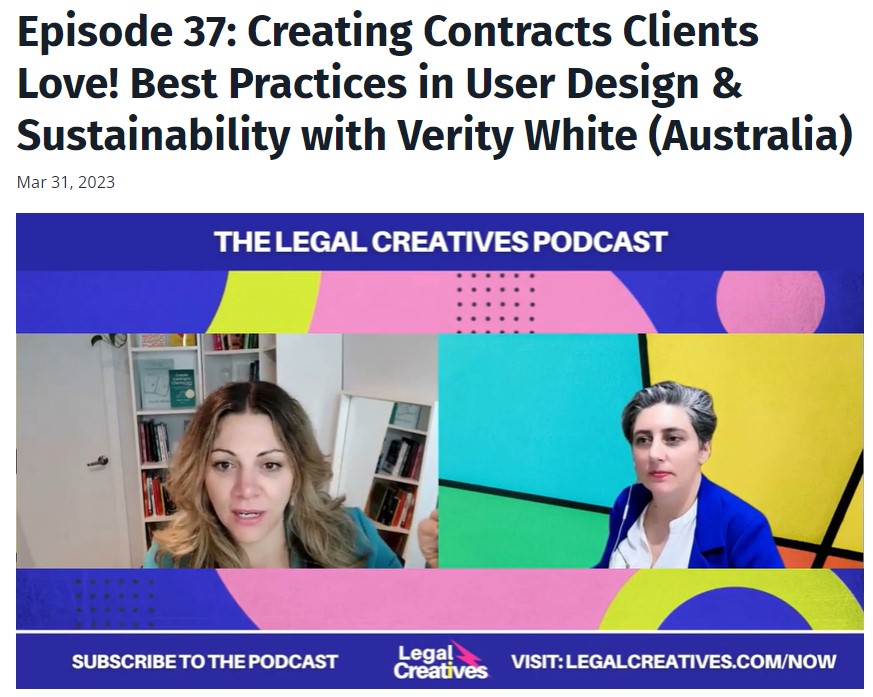 You're never alone in the world of #legalinnovation and #contractdesign !

Loved being a guest with <a href="/TessaManuello/">Tessa Manuello</a> on the <a href="/Legal_Creatives/">Legal Creatives</a> Podcast, and I couldn't be more thrilled to share this insightful episode with you all! 🎙️

Happy listening! 

buff.ly/3zw4TZ1