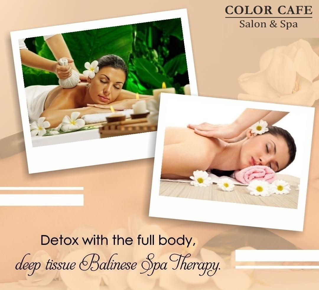 colorcafemumbai's tweet photo. Detox with the full body, Deep Tissue Balinese Spa Therapy.

Book your appointment Now:-
022 26 5151 81
8080 12 6688
@colorcafe_salonandspa

#colorcafe #bandra #mumbai #spa #relax #rejuvenate #potlitherapy #potli #bodyscrub #scrubspa #mudmask #bodymudmask #hotstonetherapy https://t.co/edACxJrWBV