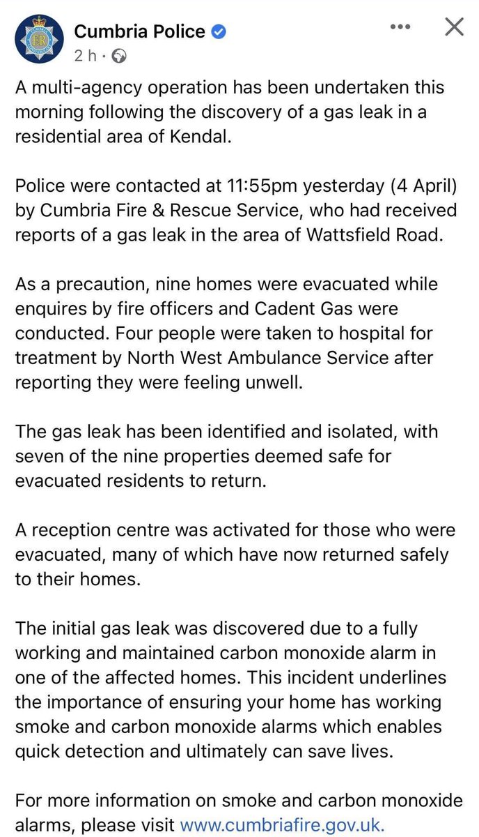 Kendal Fire Station (@fire_kendal) on Twitter photo 