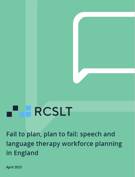 With #SLTVacancies in the news today, check back later for @RCSLT & @_ASLTIP's new report on #SLTWorkforce planning in England.

#FailToPlanPlanToFail highlights what has caused:
▶️ vacancies ❌
▶️ waiting lists ❌

The report also sets out solutions to the #Workforce crisis ✅.