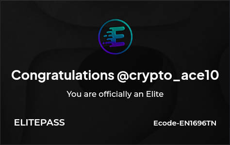 crypto_ace10's tweet photo. I’m excited to have joined @enetecosystem as an ELITE!
Awesome news and rewards soon. Complete the task to save yourself a spot. https://t.co/LxYctHSMy1 https://t.co/DhpISNcTKq