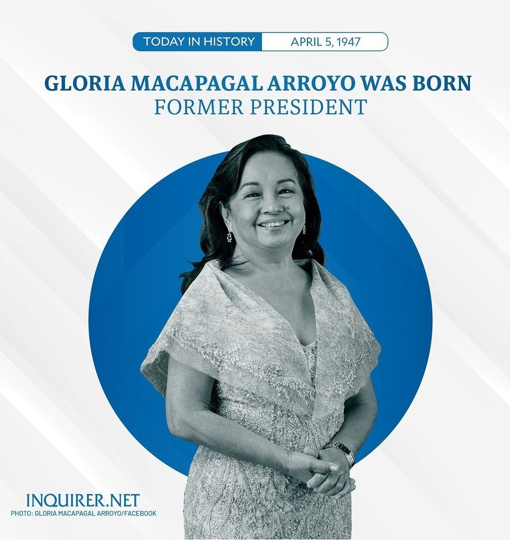 Happy birthday to Madam Former President Gloria Macapagal Arroyo. Stay healthy Madam President! God bless! 