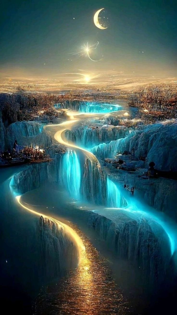 Beautiful cheap night scenery