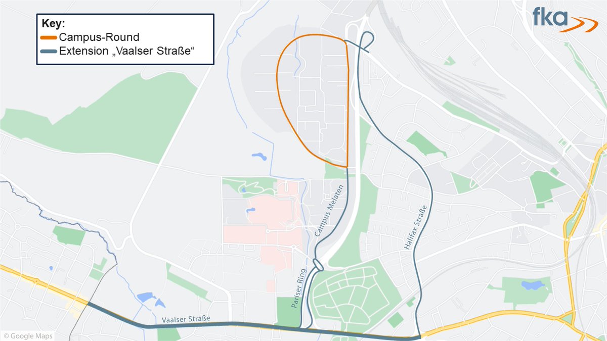 fka_de's tweet image. We are excited to announce that we received a permit to trial our #automated_driving test vehicle on multiple streets around the Campus Melaten area in Aachen, including the ACCorD proving ground!

More: fka.de/forschungsdaten